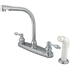 Kingston Brass Victorian Centerset 4-Hole Kitchen Faucet