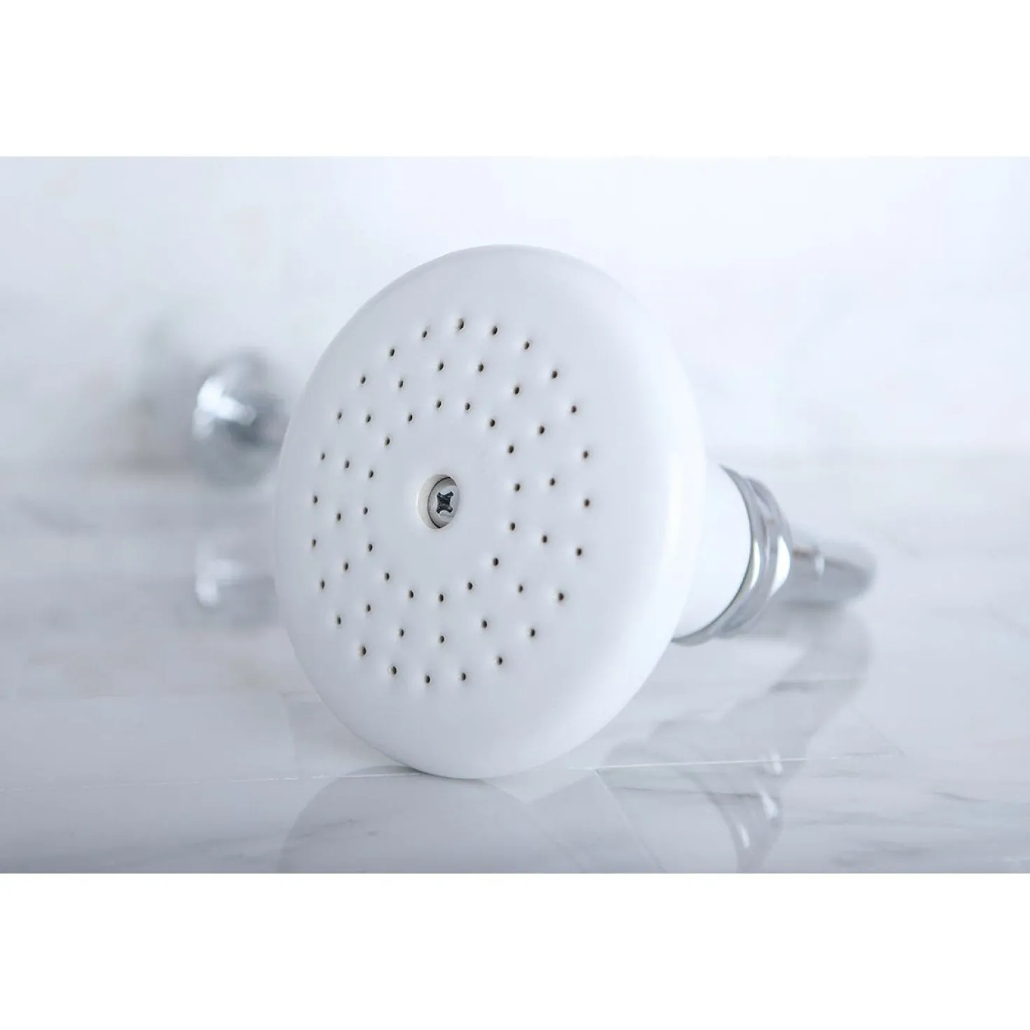 Kingston Brass Victorian Ceramic Showerhead with 12" Shower Arm Combo