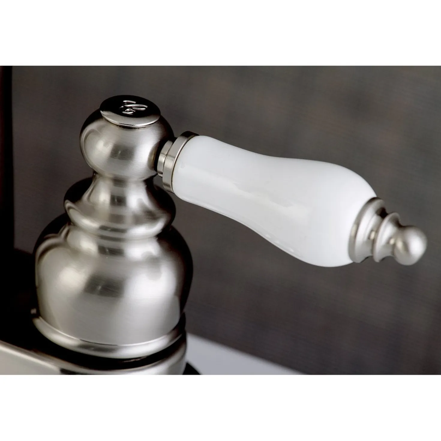 Kingston Brass Victorian Deck Mount 4-Inch Centerset Bathroom Faucet