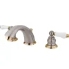 Kingston Brass Victorian Deck Mount Widespread Bathroom Faucet