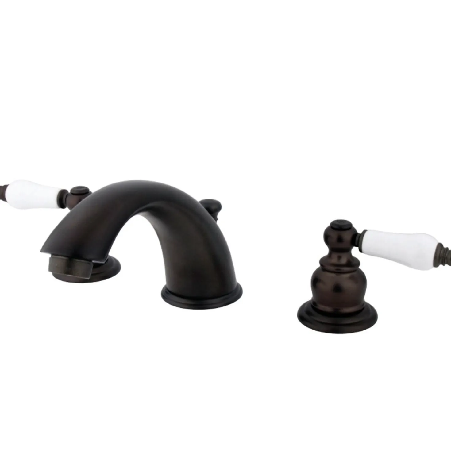 Kingston Brass Victorian Deck Mount Widespread Bathroom Faucet