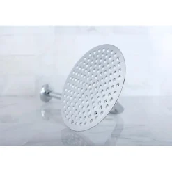 Kingston Brass Victorian 8" Dia Brass Shower Head with 12" Shower Arm Combo