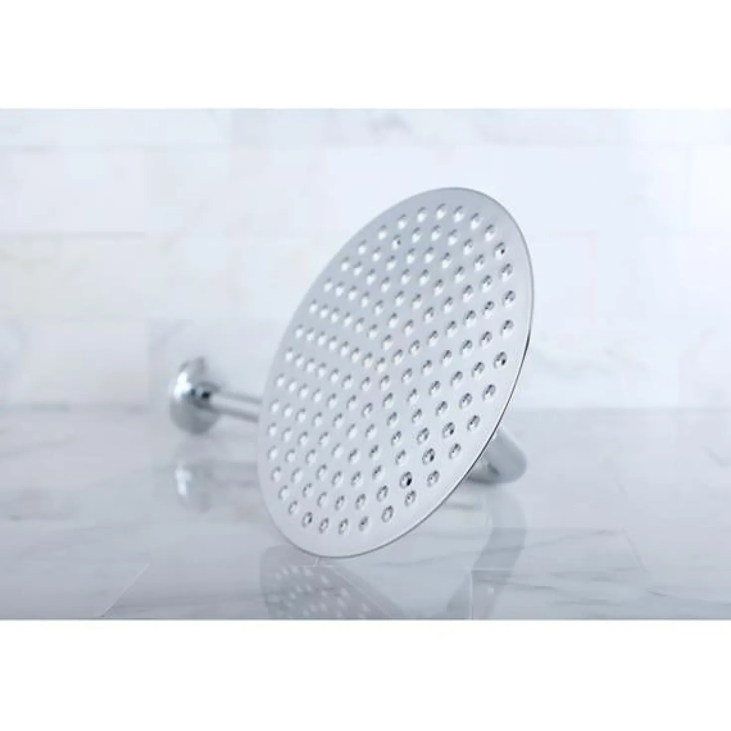 Kingston Brass Victorian 8" Dia Brass Shower Head with 12" Shower Arm Combo
