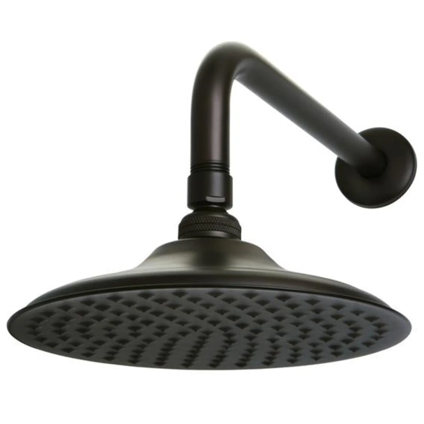 Kingston Brass Victorian 8" Dia Brass Shower Head with 12" Shower Arm Combo