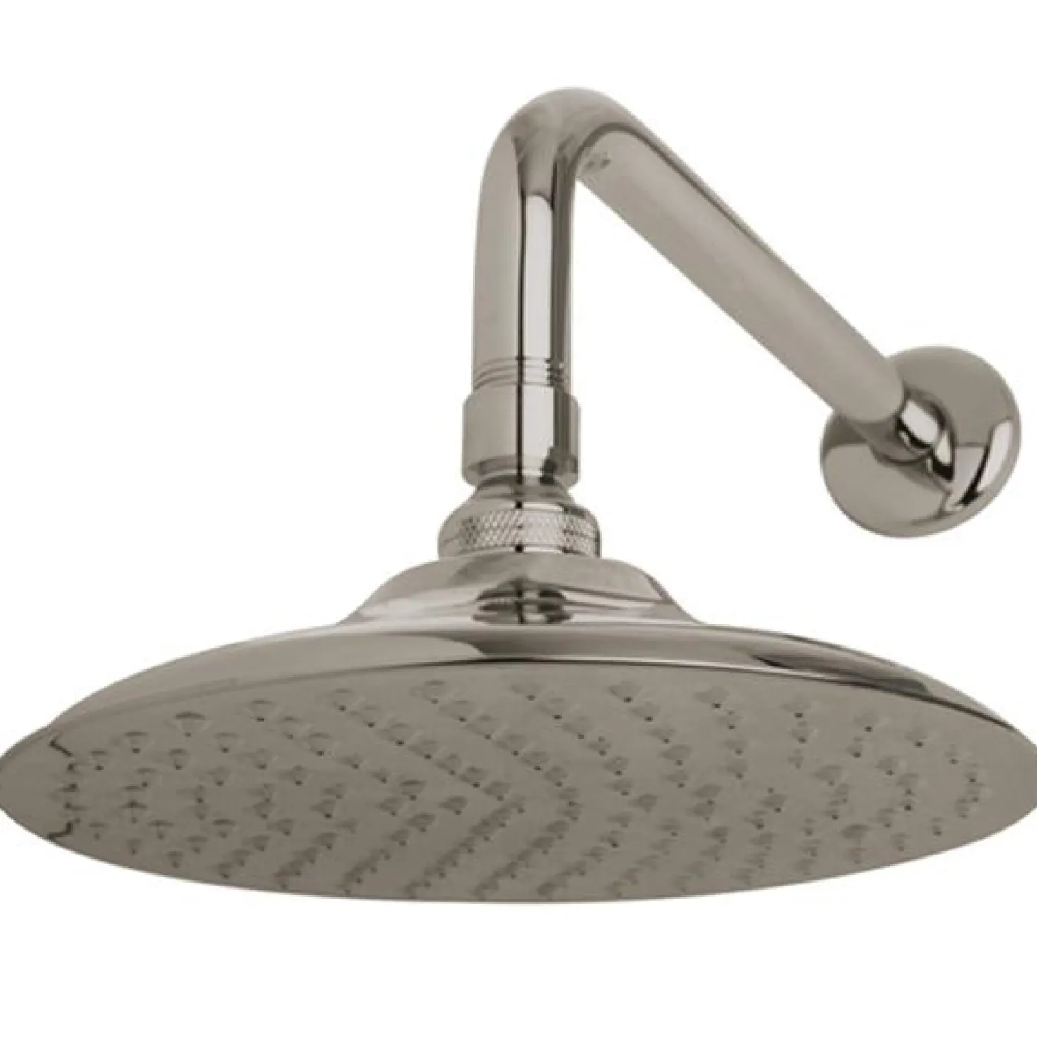 Kingston Brass Victorian 8" Dia Brass Shower Head with 12" Shower Arm Combo