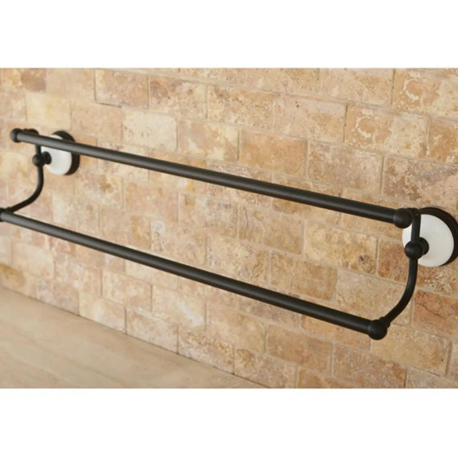 Kingston Brass Victorian 24" Dual Towel Bar