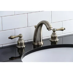 Kingston Brass Victorian 2-Handle 8-Inch Widespread Bathroom Faucet