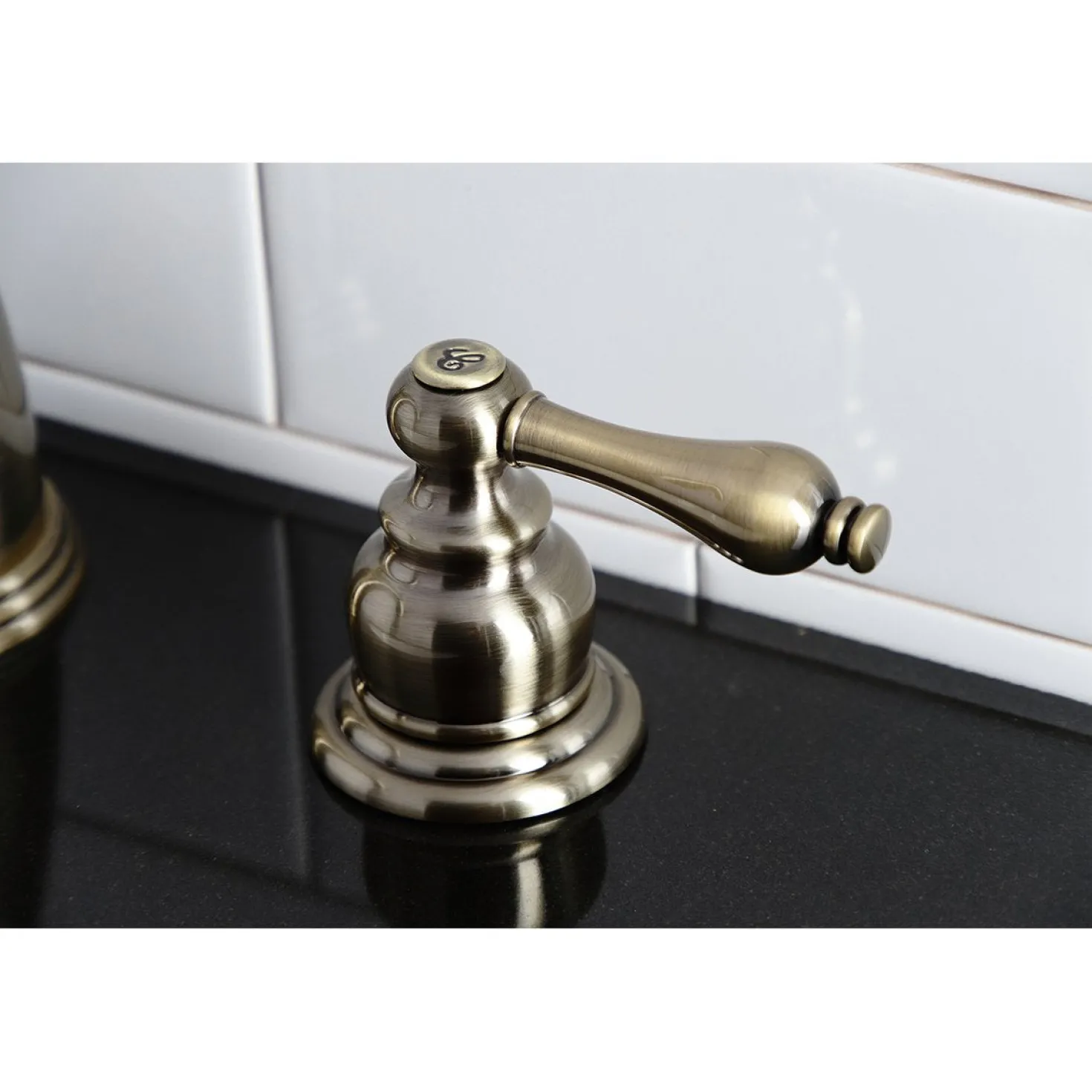 Kingston Brass Victorian 2-Handle 8-Inch Widespread Bathroom Faucet