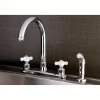 Kingston Brass Victorian 4-Hole Centerset Kitchen Faucet