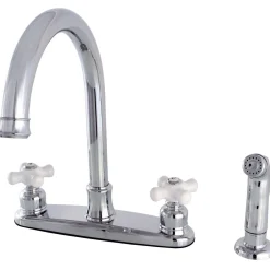 Kingston Brass Victorian 4-Hole Centerset Kitchen Faucet