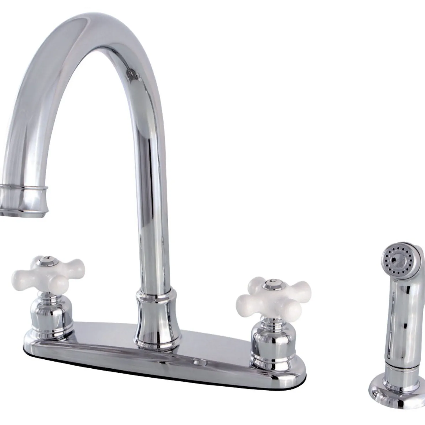 Kingston Brass Victorian 4-Hole Centerset Kitchen Faucet
