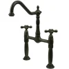 Kingston Brass Victorian 2-Hole Vessel Sink Faucet