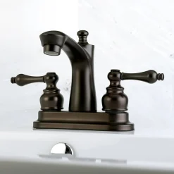Kingston Brass Victorian 4-Inch Centerset Bathroom Faucet