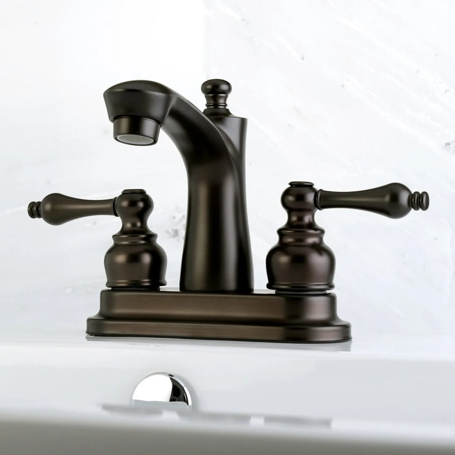 Kingston Brass Victorian 4-Inch Centerset Bathroom Faucet