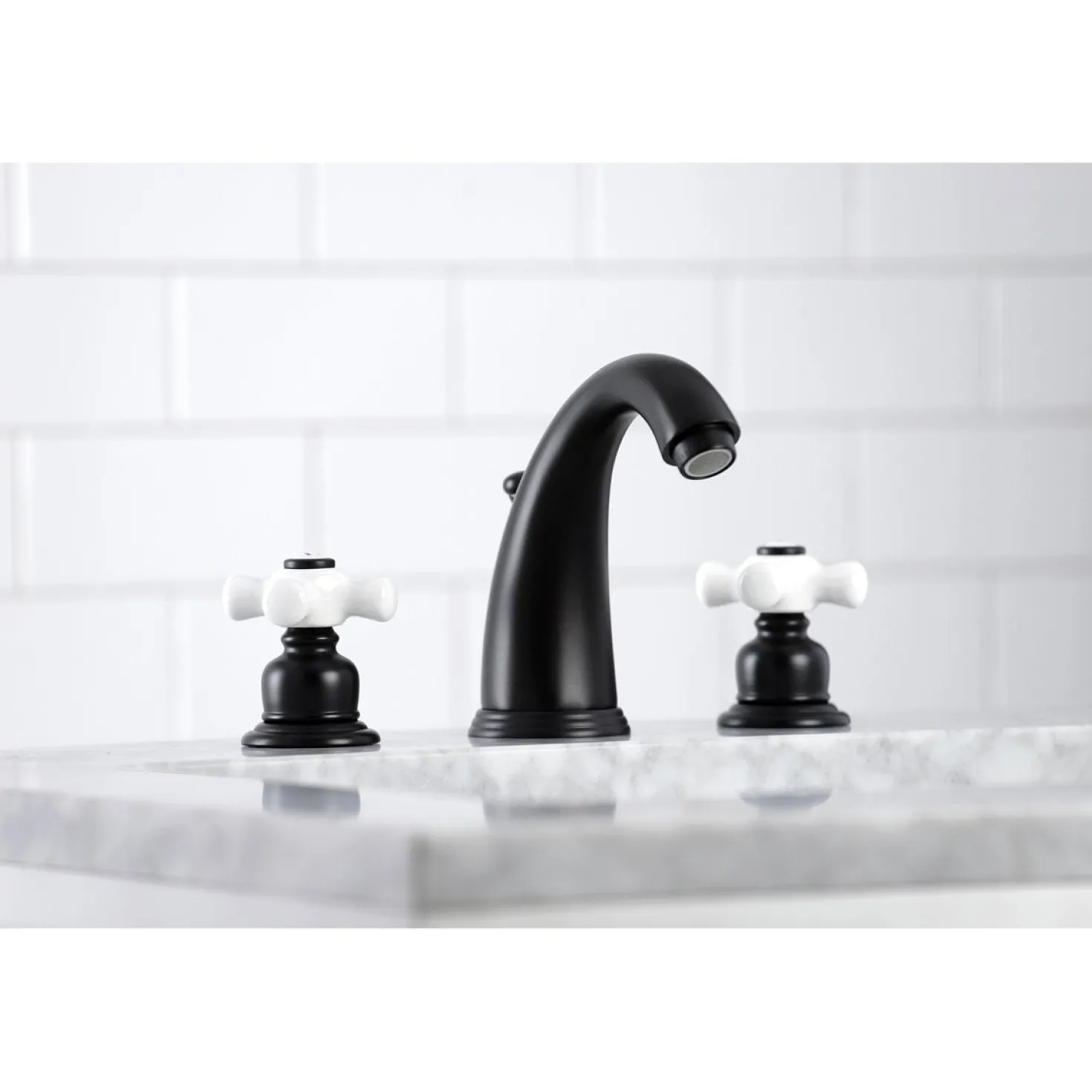 Kingston Brass Victorian 8-Inch Widespread Two-Handle Bathroom Faucet