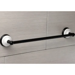 Kingston Brass Victorian 18-Inch Towel Bar in Matte Black