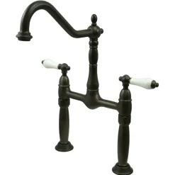 Kingston Brass Victorian Lever-Handle Vessel Sink Faucet