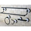 Kingston Brass Victorian 4-Pieces Dual Towel Bar Bathroom Hardware Set