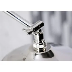 Kingston Brass Victorian Shower Head with Adjustable Shower Arm in Polished Nickel