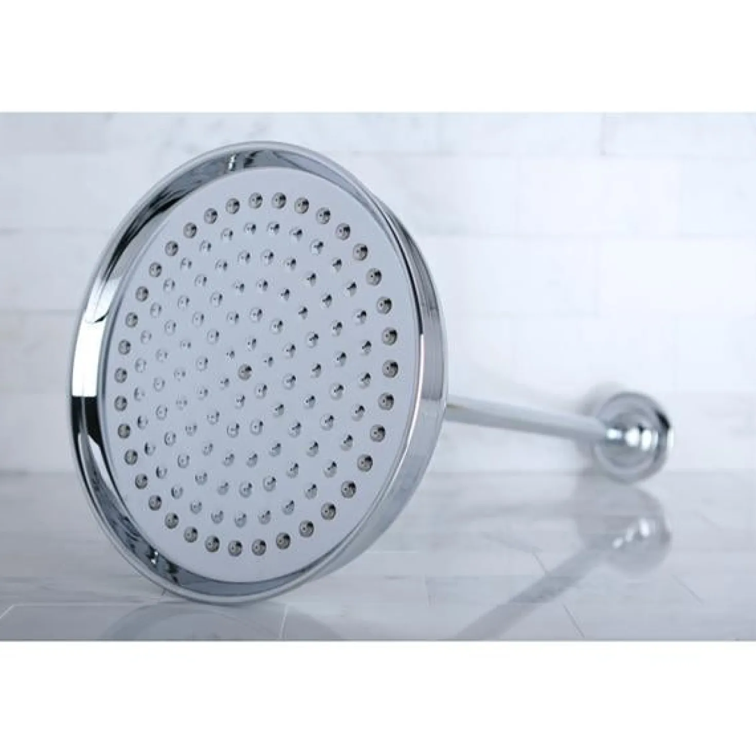 Kingston Brass Victorian 10" Shower Head and 17" Ceiling Support Combo