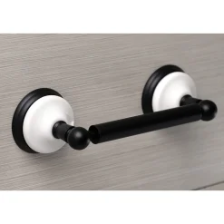 Kingston Brass Victorian Toilet Paper Holder in Matte Black