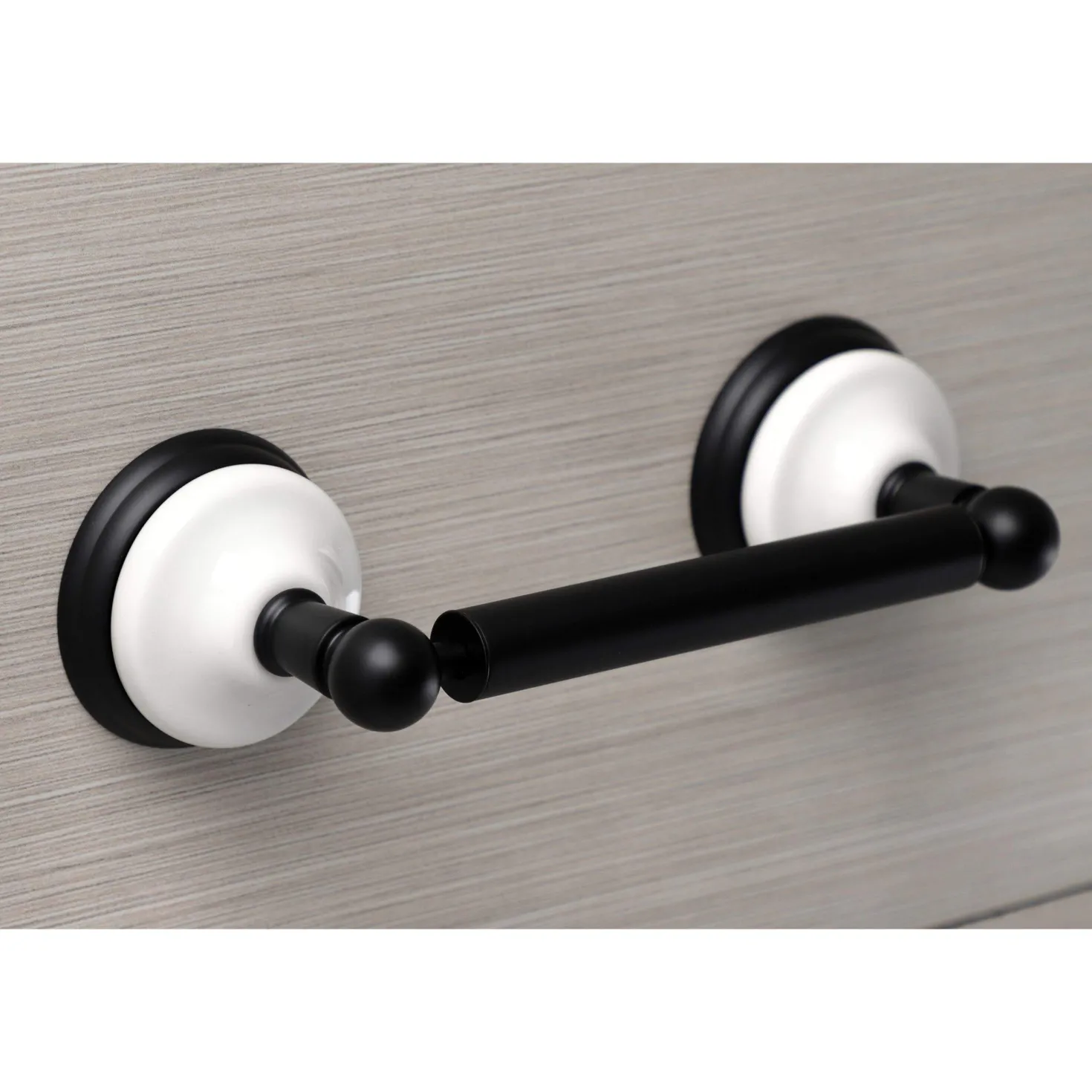 Kingston Brass Victorian Toilet Paper Holder in Matte Black