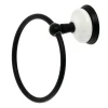 Kingston Brass Victorian Towel Ring in Matte Black