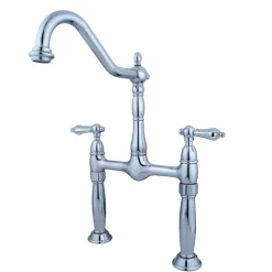 Kingston Brass Victorian Two Handle Vessel Sink Faucet