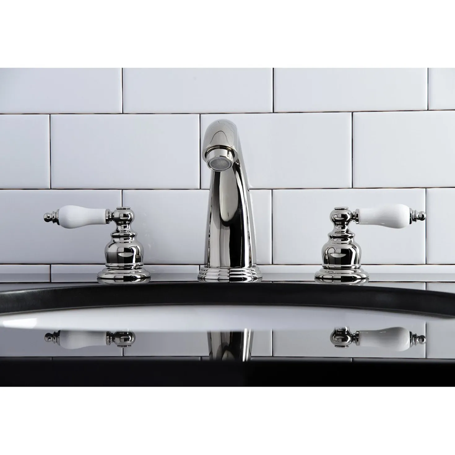 Kingston Brass Victorian Two-Handle 8-Inch Widespread Bathroom Faucet