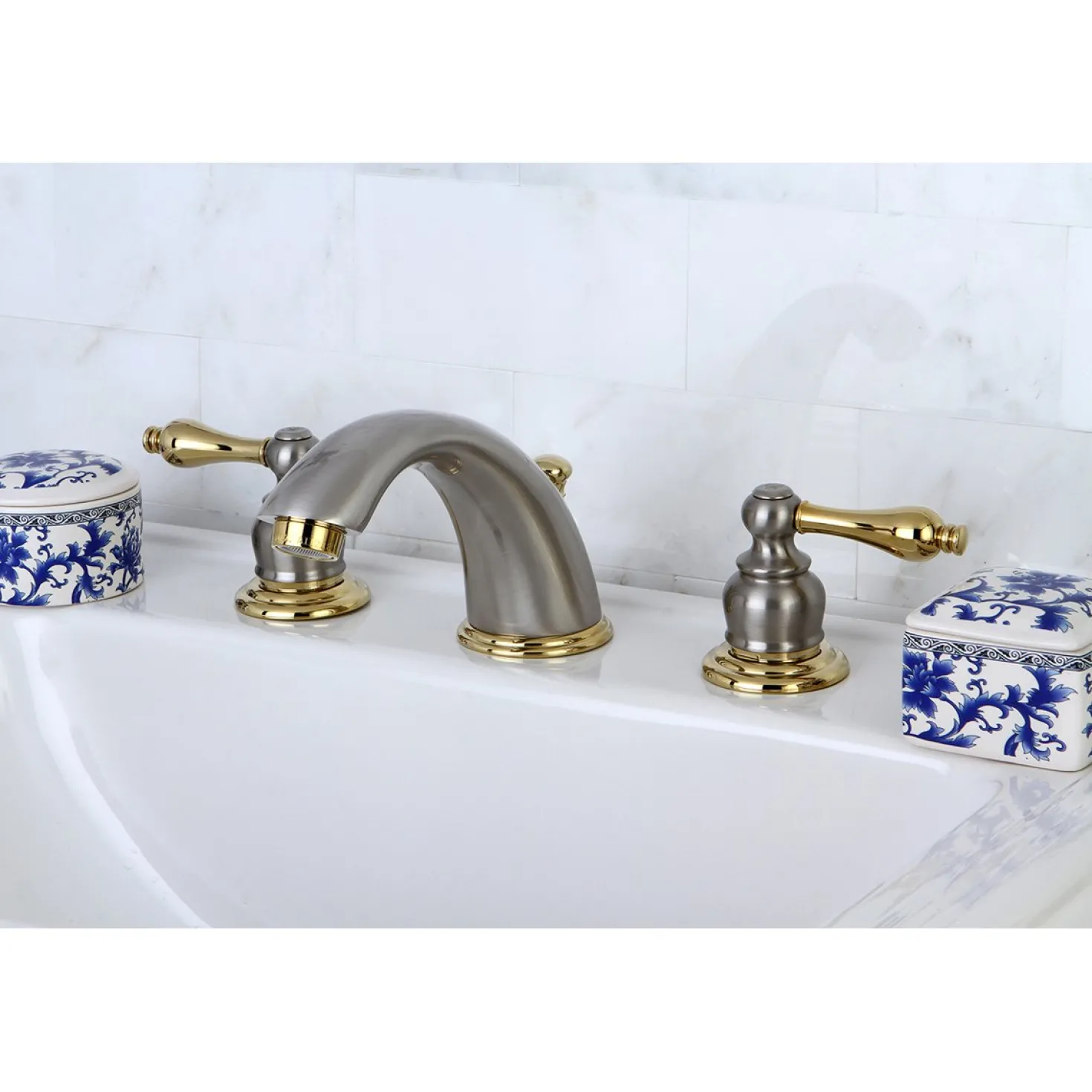 Kingston Brass Victorian Widespread Bathroom Faucet