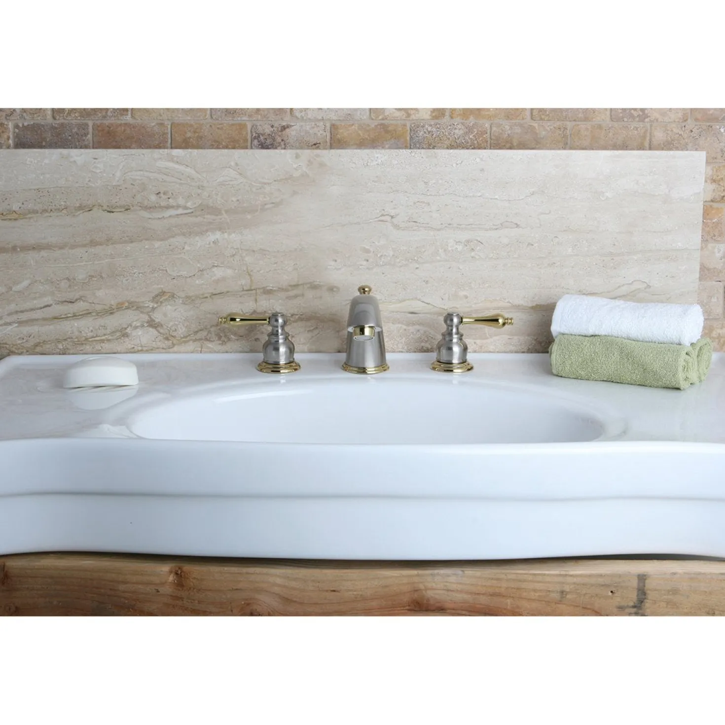 Kingston Brass Victorian Widespread Bathroom Faucet