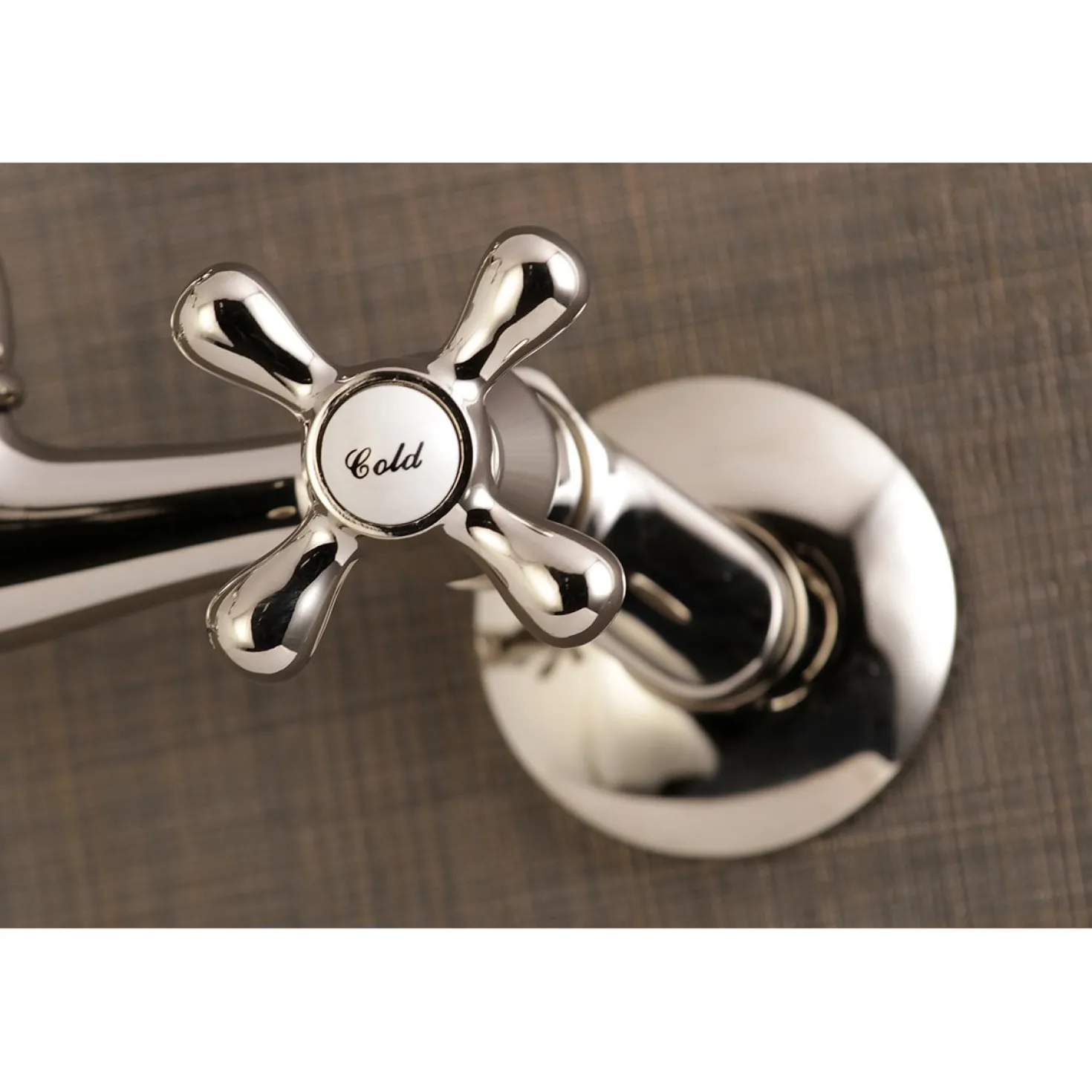 Kingston Brass Vintage 6" Adjustable Center Wall Mount Kitchen Faucet