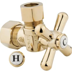 Kingston Brass Vintage Angle Stop with 5/8