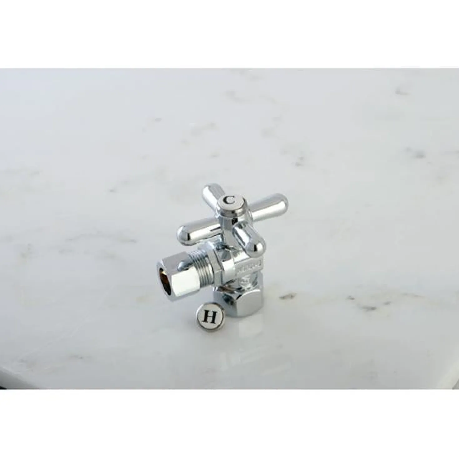 Kingston Brass Vintage Angle Stop with 1/2" IPS x 1/2" OD Compression