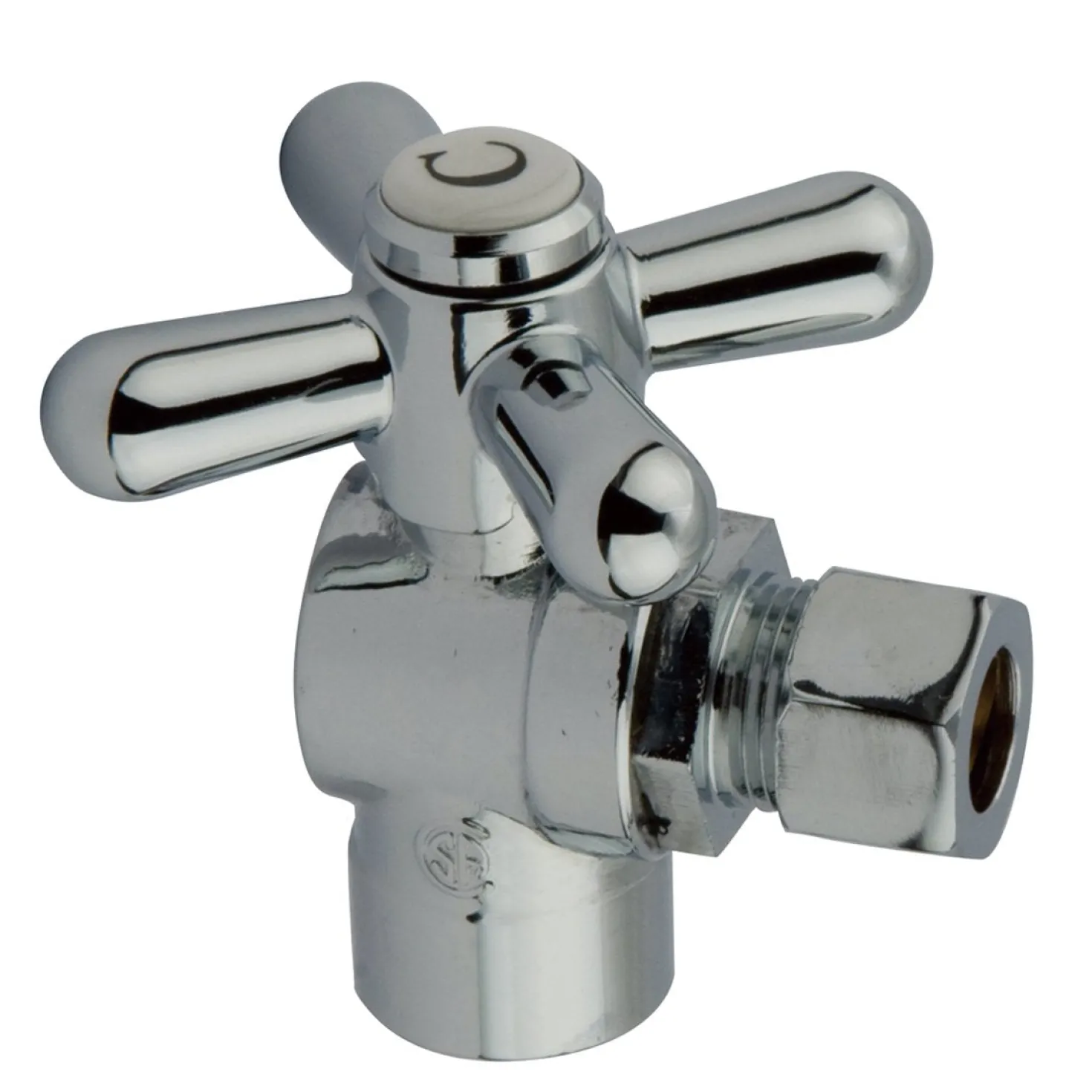 Kingston Brass Vintage Angle Stop with 1/2" Sweat x 3/8" OD Compression
