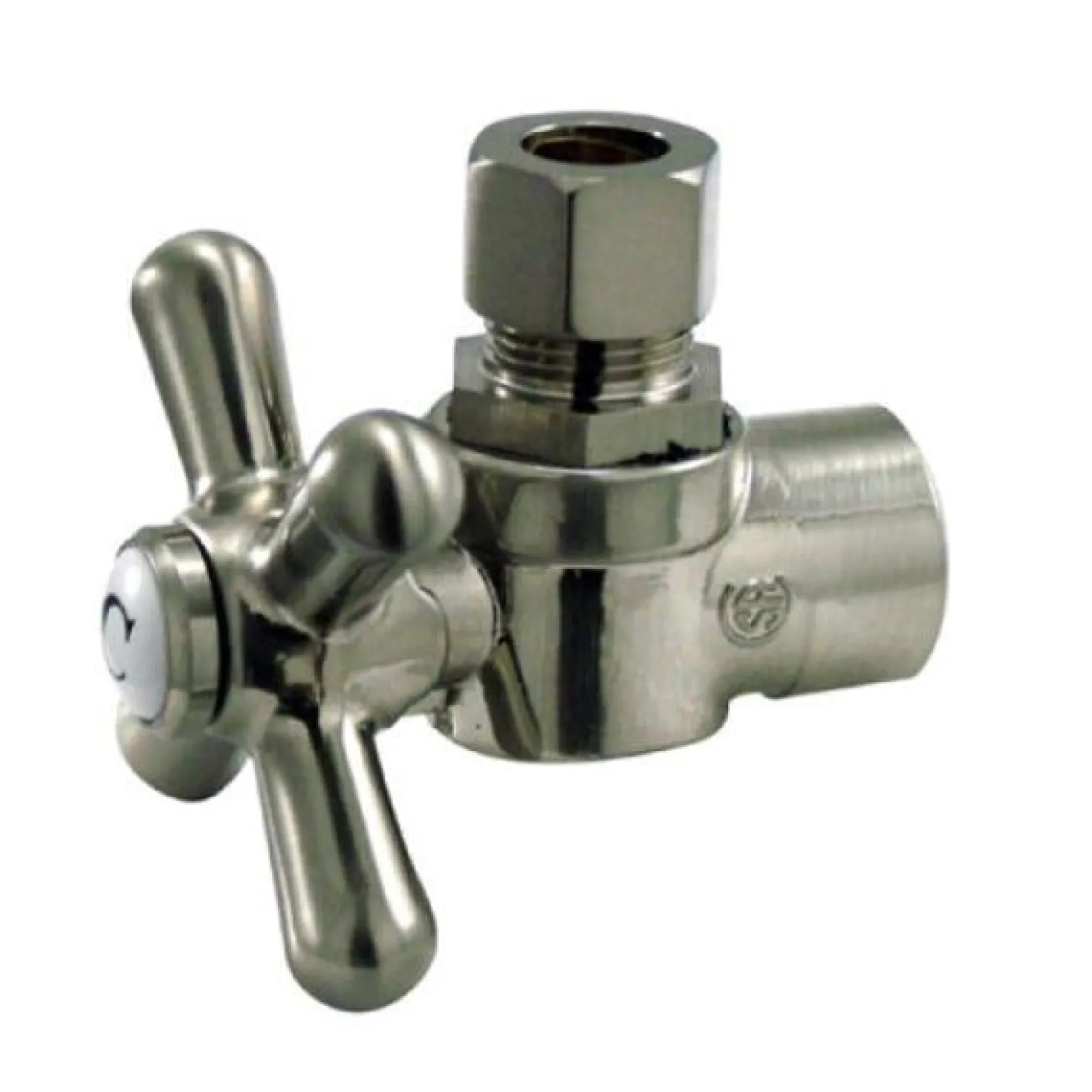 Kingston Brass Vintage Angle Stop with 1/2" Sweat x 3/8" OD Compression