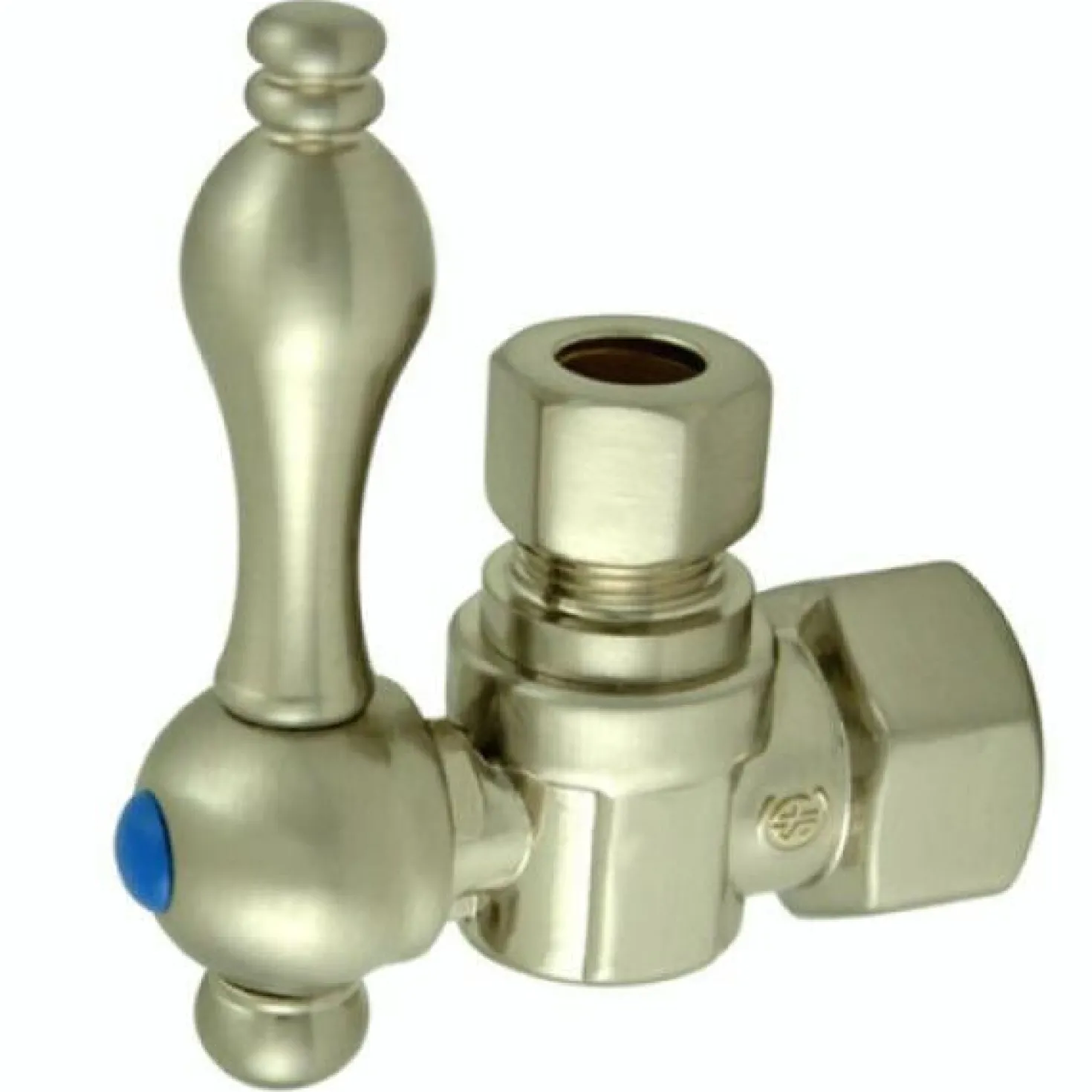 Kingston Brass Vintage Angle Stop with 1/2" IPS x 3/8" OD Compression and Lever Handle