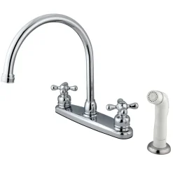 Kingston Brass Vintage Centerset Deck Mount Kitchen Faucet