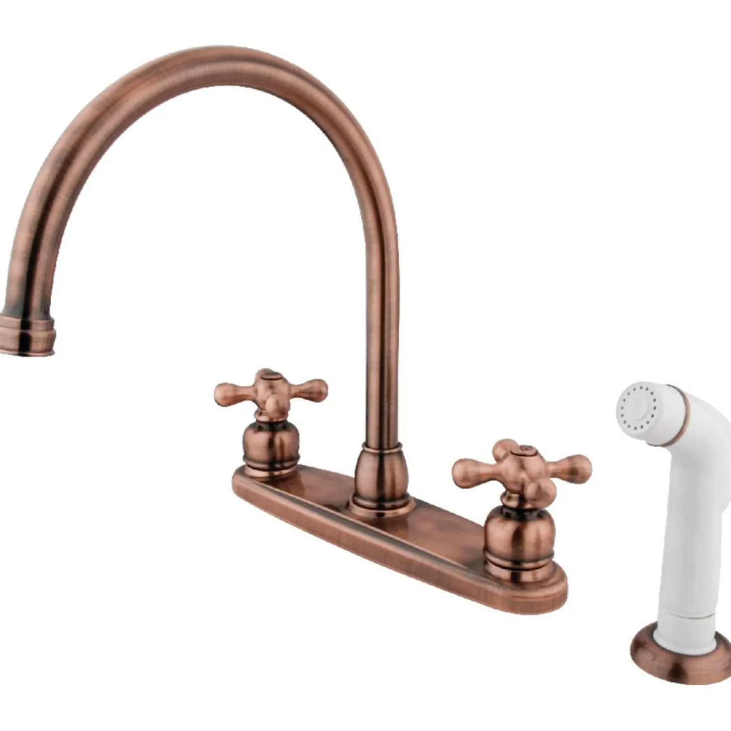 Kingston Brass Vintage Centerset Deck Mount Kitchen Faucet