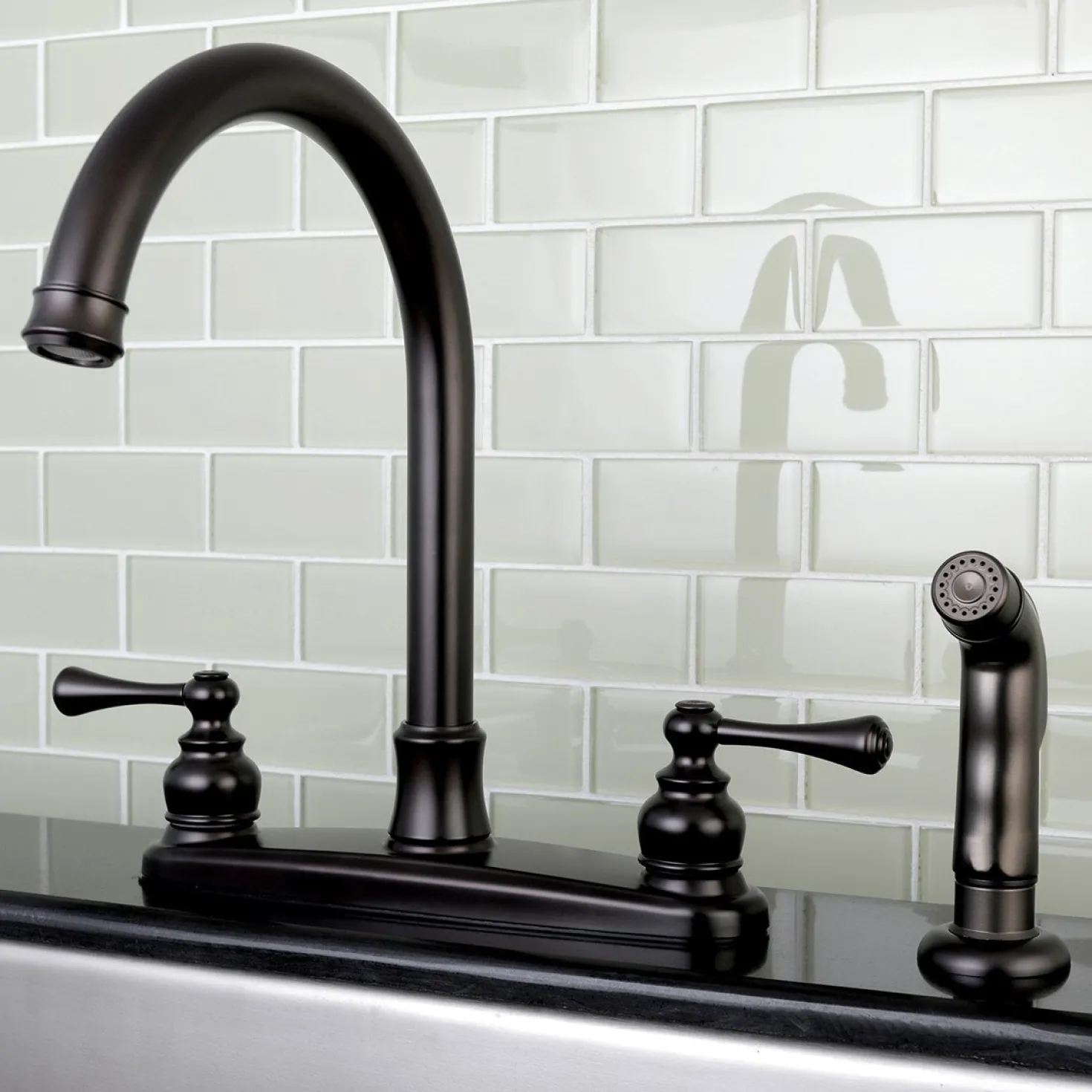 Kingston Brass Vintage Centerset Kitchen Faucet