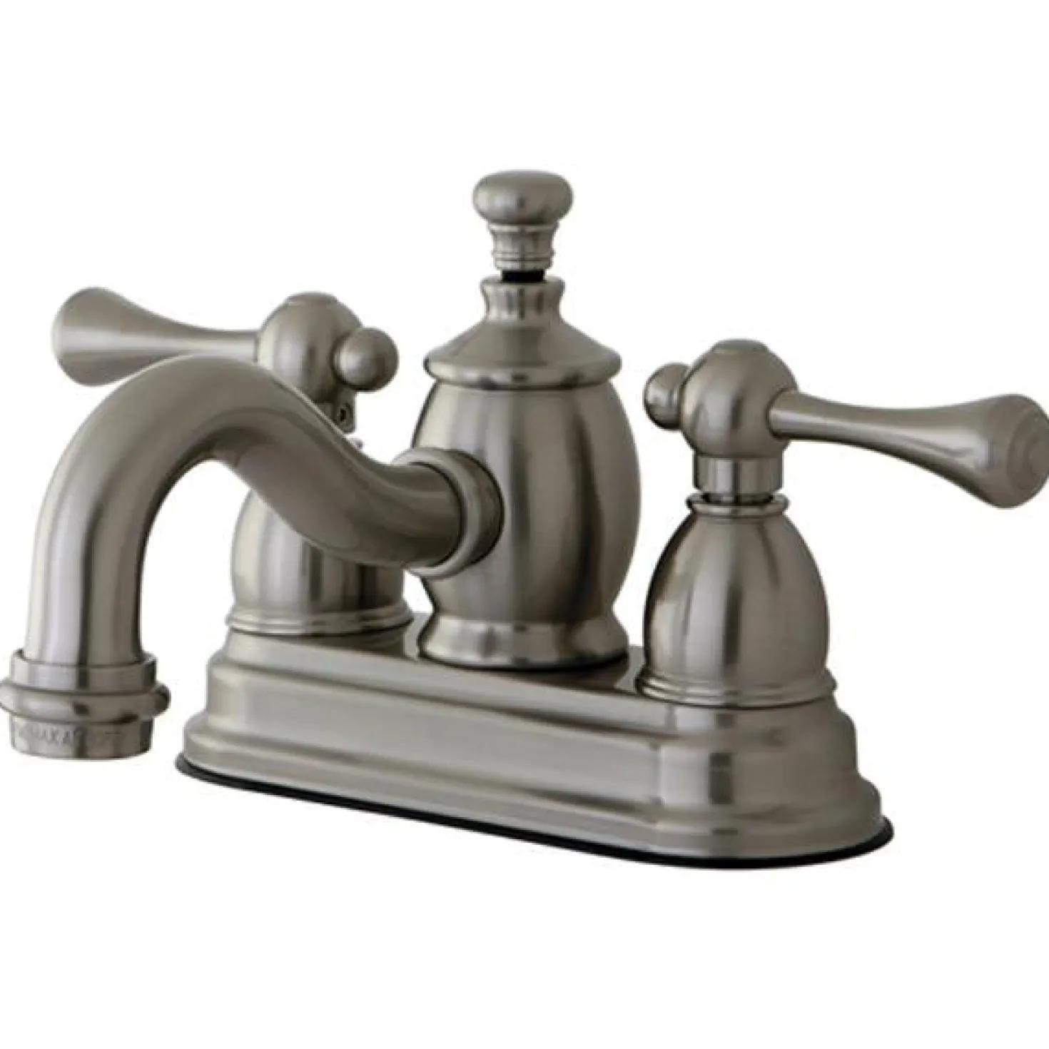 Kingston Brass Vintage 4" Centerset Lavatory Faucet with Heritage Spout and Metal Lever Handle