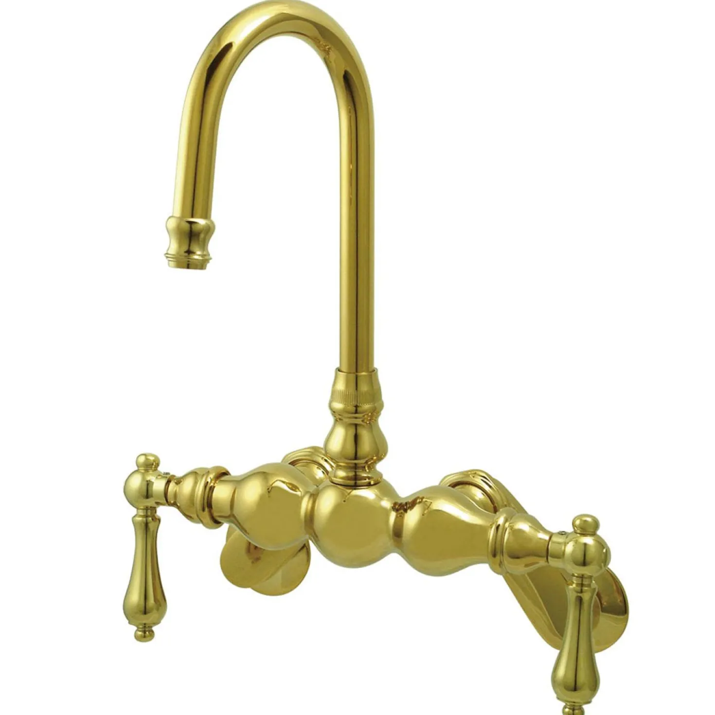 Kingston Brass Vintage Classic Wall Mount Clawfoot Tub Filler Faucet