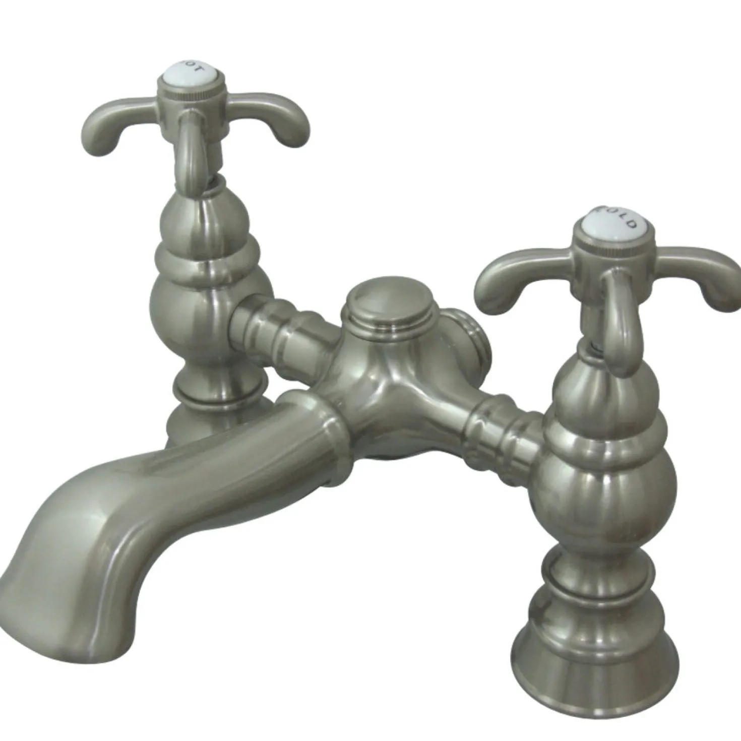 Kingston Brass Vintage 7" Classic Deck Mount Clawfoot Tub Filler