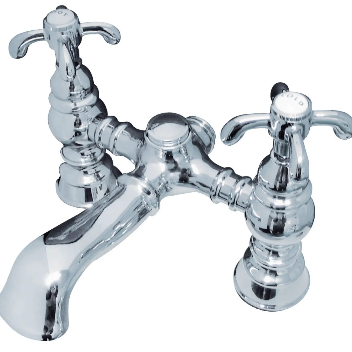 Kingston Brass Vintage 7" Classic Deck Mount Clawfoot Tub Filler