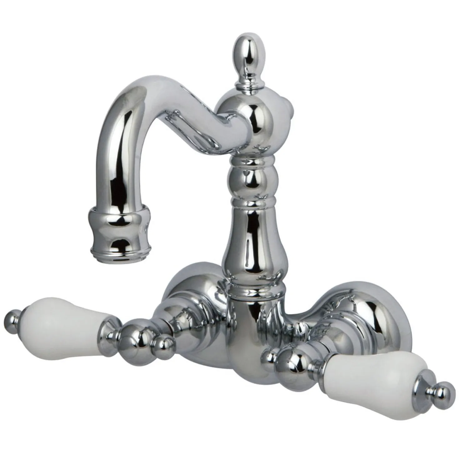 Kingston Brass Vintage Classic 3-3/8" Wall Mount Clawfoot Tub Filler
