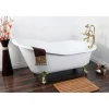 Kingston Brass Vintage 7" Classic Deck Mount Clawfoot Tub Filler Faucet with Hand Shower