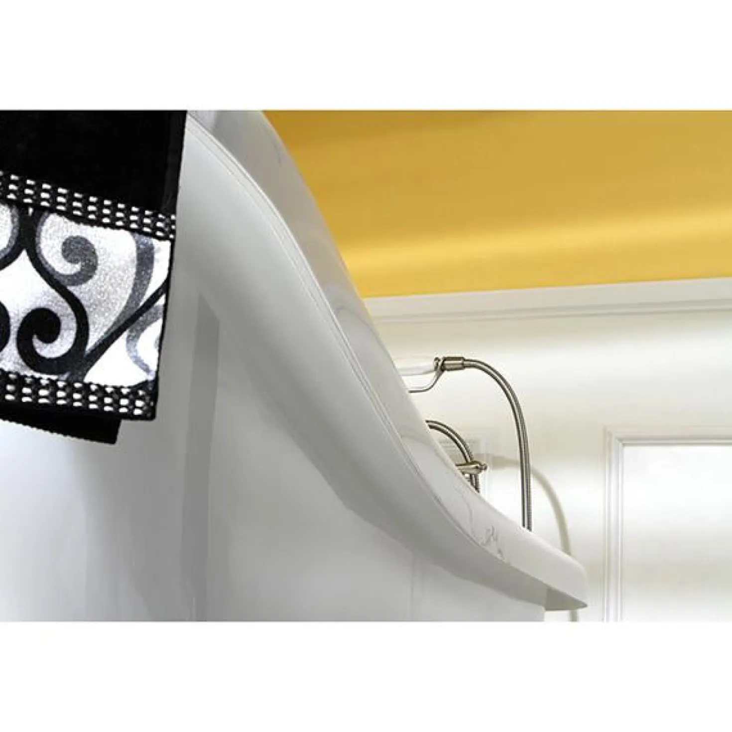 Kingston Brass Vintage 7" Classic Deck Mount Clawfoot Tub Filler Faucet with Hand Shower