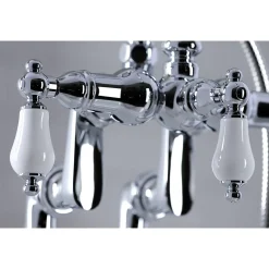 Kingston Brass Vintage Clawfoot Tub Faucet with Hand Shower