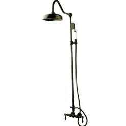 Kingston Brass Vintage Clawfoot Tub Shower Combination with 17