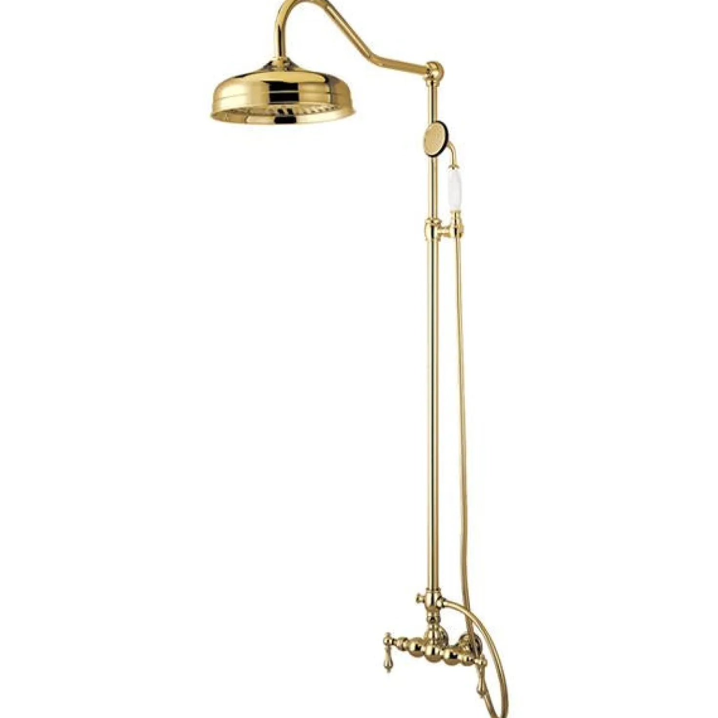 Kingston Brass Vintage Clawfoot Tub Shower Combination with 17" Shower Arm
